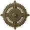 Ekena Millwork Haylynn Medallion (Canopies up to 1 1/4"), 29 1/8"OD x 1 1/4"ID x 4"P, Mississippi Mud Crackle CM29HYMMC - alternate 1